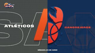 Atléticos de San Germán vs. Cangrejeros de Santurce – Juego 4 - 24/6/23 - BSN 2023