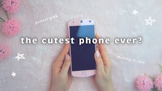 PINK Meitu M8 Unboxing \u0026 Kawaii Phone Customization! | Best Selfie Phone!❤︎