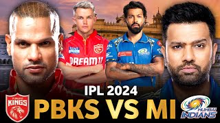 PBKS vs MI IPL 2024 : Who will win today’s IPL match between PBKS vs MI | MI vs