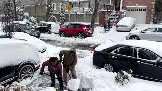 米北東部で大雪、交通事故が相次ぐ　ＮＹ州で積雪114センチ（字幕・18日）