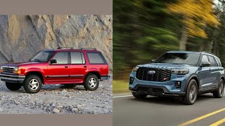 Comparison: Evolution of the Ford Explorer (1991–2025)