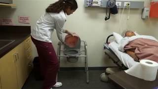 CNA Test: Skill 4 - Assists With Use Of Bedpan