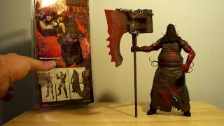 RESIDENT EVIL 5 EXECUTIONER MAJINI MOVIE 4 AFTERLIFE NECA ACTION FIGURE TOY REVIEW