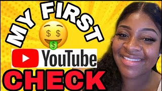 HOW MUCH WAS MY FIRST YOUTUBE CHECK??? 🤔🤔🤔