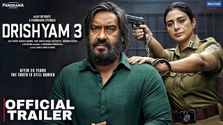 Drishyam 3 - Official Trailer | Ajay Devgn | Tabu | Shriya Saran | Akshay Khanna | Azaad New Song