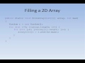 Java #13 - 2D arrays