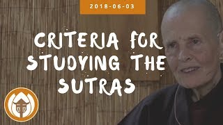 Criteria for Studying the Sutras – Sr Chân Đức | 21- day Retreat, 2018 06 03