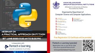 A Practical Approach On Python | Advance Python Programming |QR Code Pantech e learning