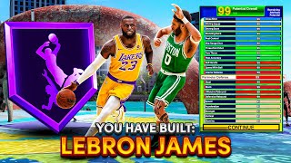 This 6'9 LEBRON JAMES BUILD on NBA 2K24 - 94 DUNK - 88 MIDDY BEST SLASHER BUILD 2K24