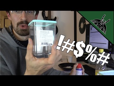 How to remove a STUPID GLUE from plastic container How to remove a STUPID GLUE from plastic container