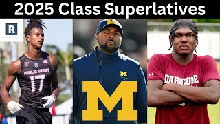 Michigan Football Recruiting 2025 Class Wrap Up | Class Superlatives