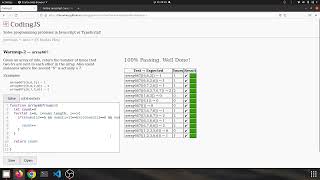 Warmup 2 array667 Javascript solution