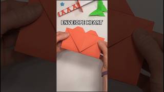 SUPER WAY ORIGAMI HEART ENVELOPE STEP BY STEP | EASY PAPER HEART ENVELOPE INCL ART