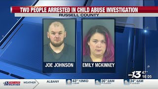 Two Russell County people arrested in child abuse investigation