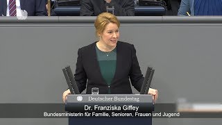Dr. Franziska Giffey unterstützt Forderung für mehr Parität im Parlament