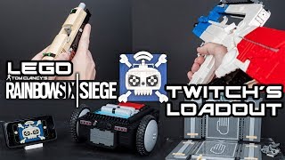 LEGO Rainbow Six Siege — LEGO Twitch's FULL Loadout (F2, Breach Charge, Shock Drone, P9)