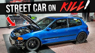 AWD B18c1 Civic EG hatchback! Street Car on KILL MODE!