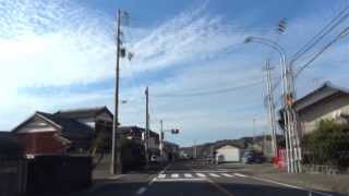 [drive japan]国道55号線 室戸岬-高知駅 (高知県安芸郡奈半利町) Part.2