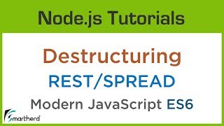 Destructuring and REST/SPREAD operator. Modern JavaScript ES6 #2.6