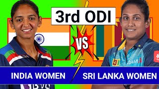 India Women vs Sri Lanka Women 3rd ODI Live Streaming | IND W vs SL W Live Streaming