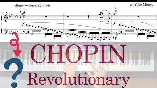 Chopin Revolutionary ショパン革命 Etude Op.10 No.12 (Arr. Yuko Moriya  0:11-)