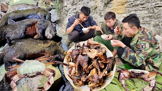 Survival in the wild of hunters (NO FOOD, NO WATER, NO SHELTER) - Thợ Rừng Amazon