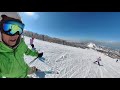 大山 だいせん スキー場　2021年2月　twin girls skiing