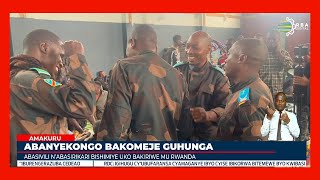 Rubavu: Abanyekongo bahungiye mu Rwanda barimo n'abasirikare bishimiye uko bakiriwe