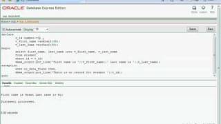 Oracle PL/SQL - Express Tour of PL/SQL
