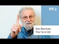 Don Norman: The term 