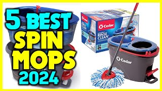 ✅5 Best Top Rated Spin Mop 2024 - Best Spin Mops for Hardwood Floors