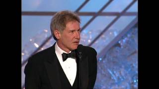 Harrison Ford Receives Cecil B. DeMille Award - Golden Globes 2002