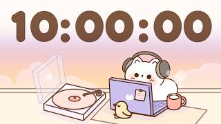 10 Hour Timer 🐱 10 Hr Study Timer for Classroom Focus