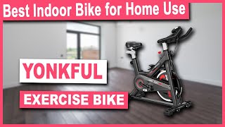 YONKFUL Belt Drive Indoor Cycling Bike - Best Indoor Bike for Home Use