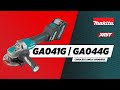 XGT - GA041G / GA044G - Cordless angle grinder