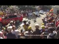 Nathan Haas pulls wheelie Mur de Huy