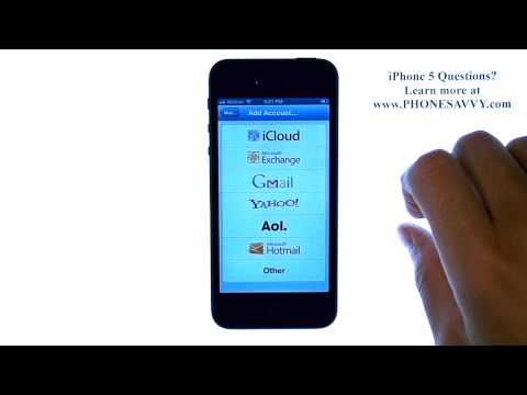 Apple iPhone 5 - iOS 6 - How do I Setup Email or Add Additional Email Accounts Apple iPhone 5 - iOS 6 - How do I Setup Email or Add Additional Email Accounts