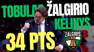 Kosminis Žalgiris ir 34 taškai per kėlinį 💚🤍