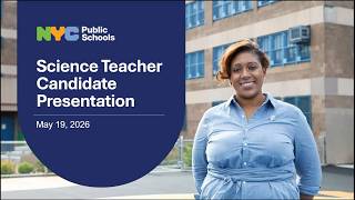 Teaching Science at NYC Public Schools | May 2026