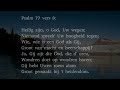 psalm 77 vers 6 7 en 8 zou god zijn gena vergeten