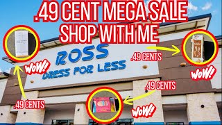 ROSS .49 CENT MEGA SALE 😱 | INSANE CLEARANCE DEALS | SHOP WITH ME #new #clearance