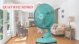 Quạt bàn Senko B102 siêu gọn nhẹ #senko #fan #fanvideo