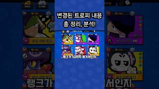 변경된 트로피 내용 싹 정리했습니다! #brawlstars #브롤스타즈 #추천 #shorts