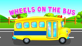 Wheels on the Bus | Nursery Rhymes & Kids Songs #kidssongs #nursery