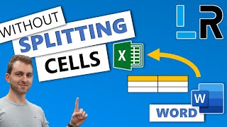 Copy Word Table To Excel Without Splitting Cells - 1 MINUTE