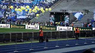 DFB Pokalfinale 2011 Einlauf der Mannschaften MSV Duisburg - Schalke 04