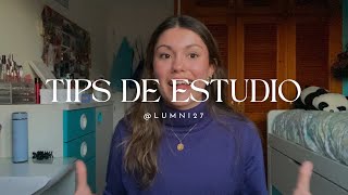 TIPS DE ESTUDIO📚 | @lumni27