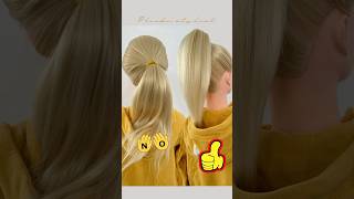 髮量少必看！活力十足又顯髮量的高馬尾小技巧 #綁頭髮 #easyhairstyle #hairtutorial #stylist #hair #綁頭髮＃shorts