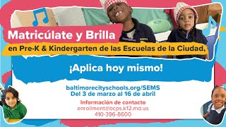 ¡Matricúlate y Brilla en Pre-K y Kindergarten de las Escuelas de la Ciudad!