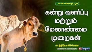 கன்று வளர்ப்பு மற்றும் மேலாண்மை முறைகள் |  Successful Farmer Story